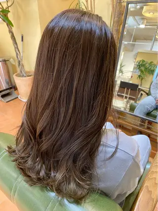 ロング カラー 石井 佑樹のヘアスタイル