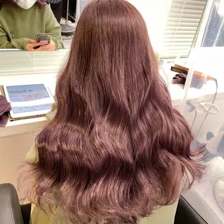 ロング カラー *モデル募集🤍横浜 透明感カラー🫧のヘアスタイル