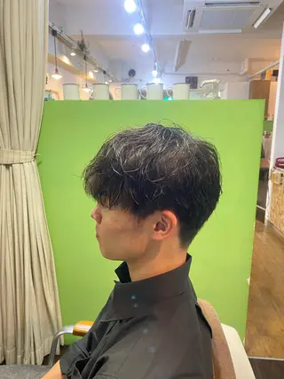パーマ ヘアアレンジ メンズ 20代〜40代 大塚🌱松原大将のヘアスタイル