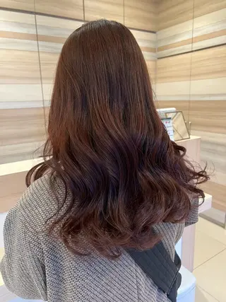 セミロング 韓国風🌷✨ 守屋紗希のヘアスタイル