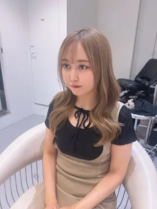 セミロング カラー 💎透明感カラー特化 💎TAISEIのヘアスタイル