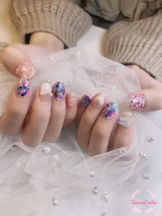 ネイル Tinaネイル 難波のネイルデザイン