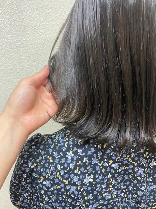 ミディアム カラー 縮毛矯正/艶カラー/ ikedaのヘアスタイル