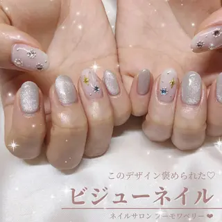 ネイル 【岐阜💅🏻】 オトナ可愛い🤍🪄のネイルデザイン