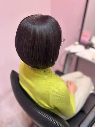 ショート 艶髪特化矯正カット ✨️MOMOEのヘアスタイル