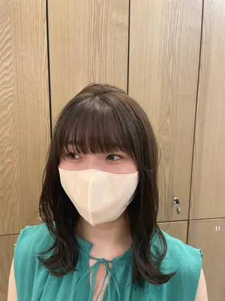 ミディアム 櫻間 彩心のヘアスタイル