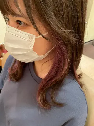 カラー 菱沼 侑香のヘアスタイル