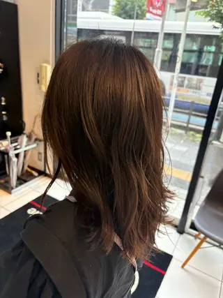 カラー 石井 真帆のヘアスタイル