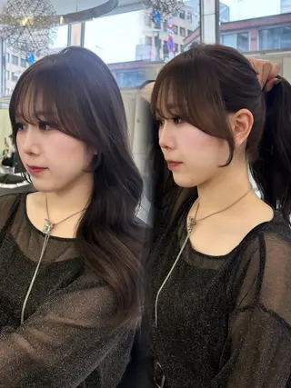 ミディアム Parve Mix/ 平 奈果🎀のヘアスタイル