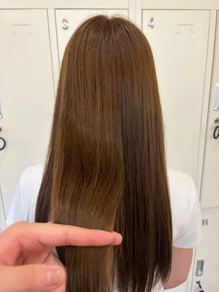 ロング カラーモデル募集中 🍀 上地 虹奈のヘアスタイル