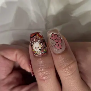ネイル パラあり！フィルイン 美フォルムのネイルデザイン