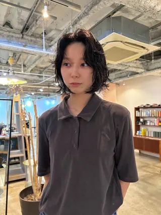 ミディアム パーマ yu maのヘアスタイル