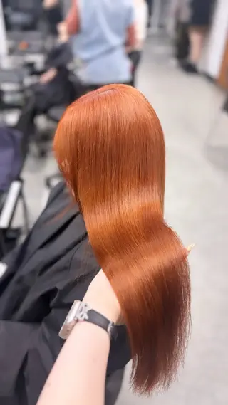 ロング カラー 韓国ヘア/透明感 カラー🎀RUNAのヘアスタイル