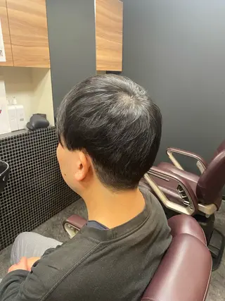 ショート メンズ メンズパーマモデル 大募集中のヘアスタイル