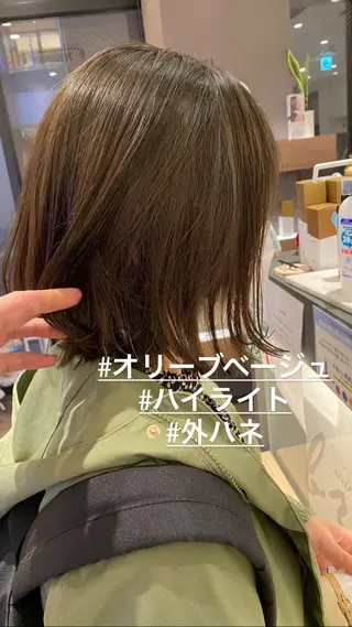 ミディアム 💎【髪質改善/縮毛 矯正/田上貫太】💎のヘアスタイル