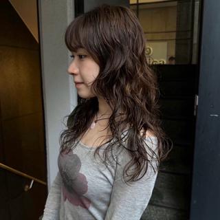 ロング パーマ 原宿 ニュアンスパーマミウのヘアスタイル