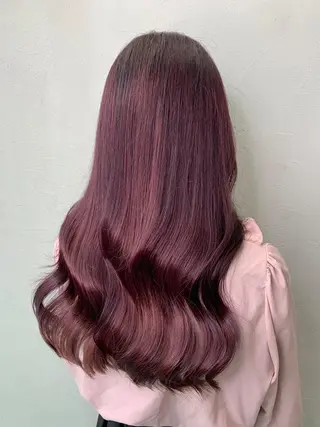 ロング カラー ヘアアレンジ RYOSUKE ハイトーンのヘアスタイル