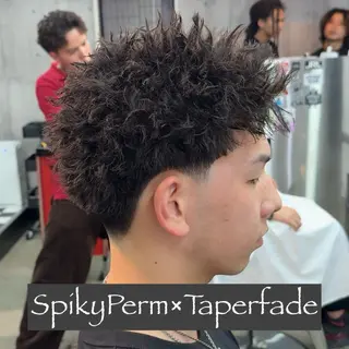 ショート パーマ ヘアアレンジ メンズ MENIN メンズ サロン 望月 涼太のヘアスタイル