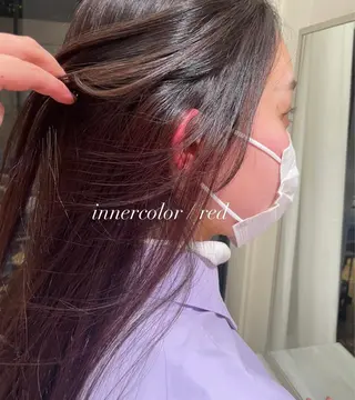 ロング カラー 似合わせカット/ 青竹真璃亜のヘアスタイル