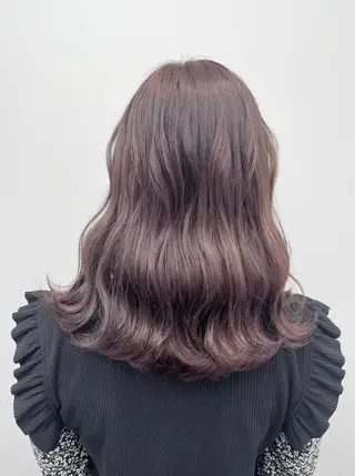 セミロング 🥀ハイトーン/三澤 歩夢のヘアスタイル