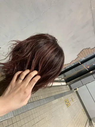 ミディアム カラー SHAFT Ieiriのヘアスタイル