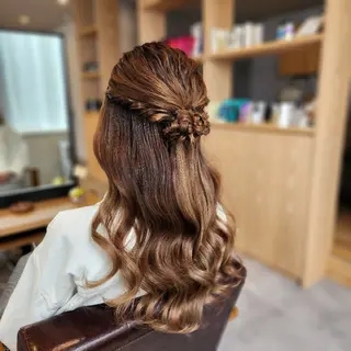 ヘアアレンジ シールエクステ🎀 ホシノ🕒ユウカのヘアスタイル