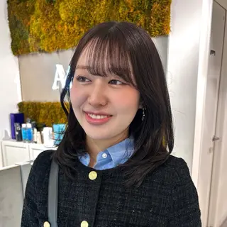 カラー 横浜🇰🇷韓国ヘア 垢抜け艶カラーヘアメのヘアスタイル