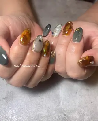 ネイル ネイルルームリッカ 𝐦𝐚𝐲𝐮のネイルデザイン