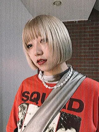 カラー 胡子 凜のヘアスタイル