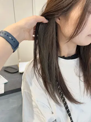 ロング カラー 黒阪 なみのヘアスタイル