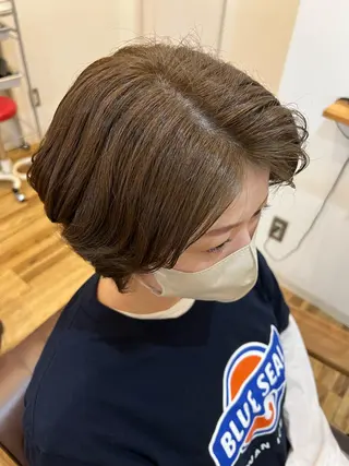 ショート 🐰ハイトーンカラー 畠山 渡🐰のヘアスタイル