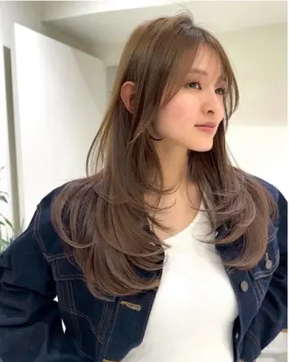 ロング カラー 🦋韓国風レイヤー/ 艶髪矯正🦋凛太郎のヘアスタイル