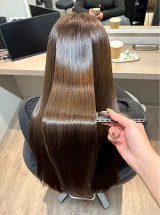 ロング ANDIAMO 栄 栞名のヘアスタイル