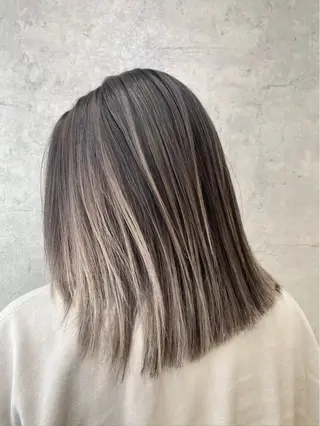 ミディアム カラー はるか /透明感カラーのヘアスタイル
