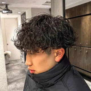 パーマ メンズ メンズ特化ニュアンス パーマ RYOのヘアスタイル