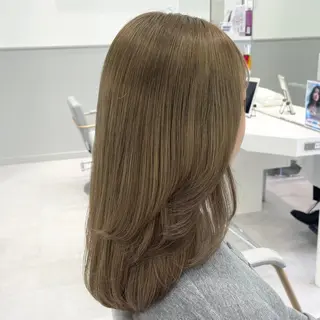 セミロング レイヤー/ウルフ/デ ザインカラー💎藤原のヘアスタイル