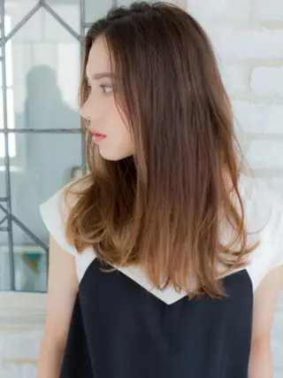 ロング パーマ カラー Emerge武蔵小杉 駅店【エマージュ】のヘアスタイル