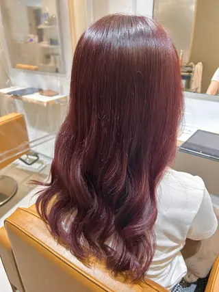 カラー 艶髪/韓国風🤍🖤 小林実央のヘアスタイル