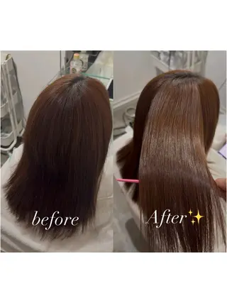 ロング 原宿♡縮毛矯正♡透明 感カラー【MAYU】のヘアスタイル