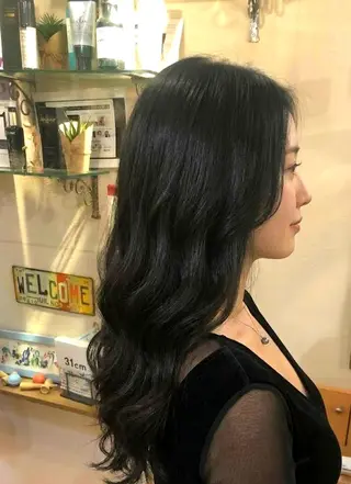 ロング パーマ flencia 丸 和博|カットのヘアスタイル