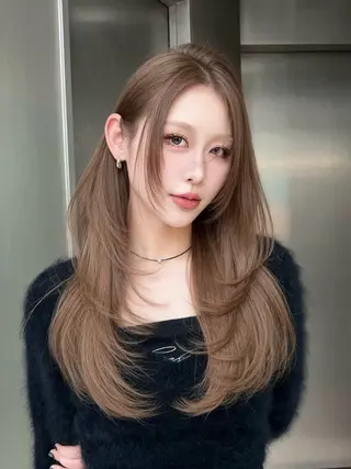ロング カラー Mirei 🎀のヘアスタイル