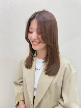 ロング カラー 🫧透明感カラー🫧 古川穂果のヘアスタイル
