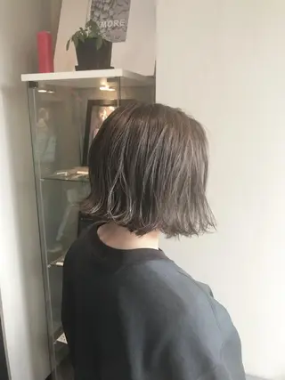 ミディアム カラー ハイライト/髪質改善 ans/黒木 和大のヘアスタイル