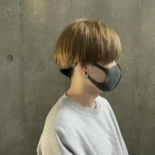 ショート メンズ もりたみかこ 美容師お休み中のヘアスタイル