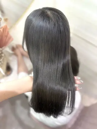 ロング カラー 🦋高瀬寛菜🦋 韓国レイヤーのヘアスタイル