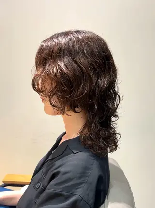 ミディアム SNSモニター募集！ くせ毛特化/大村のヘアスタイル