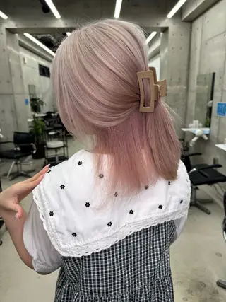 カラー Asami/名古屋/ ハイトーン/デザインのヘアスタイル