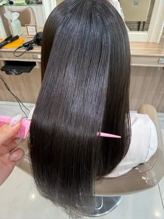 セミロング パーマ 韓国ヘアメイク🎀/ 縮毛矯正✨山本媛香のヘアスタイル