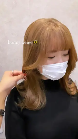 ロング カラー ヘアアレンジ REONA🪽✨薬院 レイヤーカット🫧のヘアスタイル