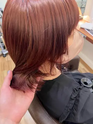 ミディアム カラー しみず さくら🌸のヘアスタイル